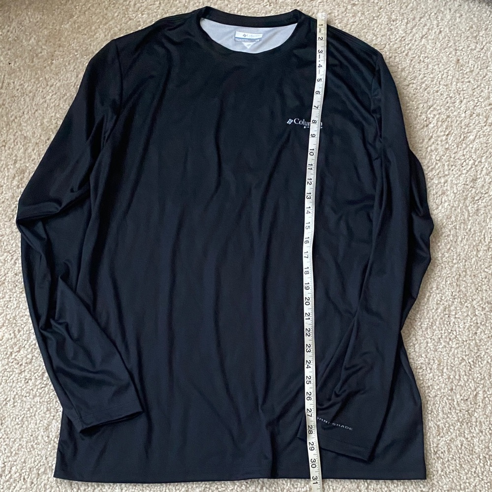 Columbia new Men's Black Long Sleeve ShirtL